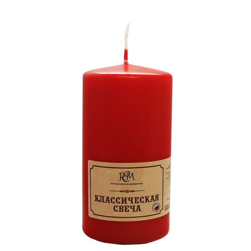 Свеча 120*60 красная