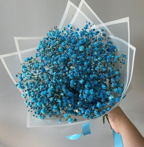 Букет из цветной гипсофилы. Размер S. Арт. 29257/S